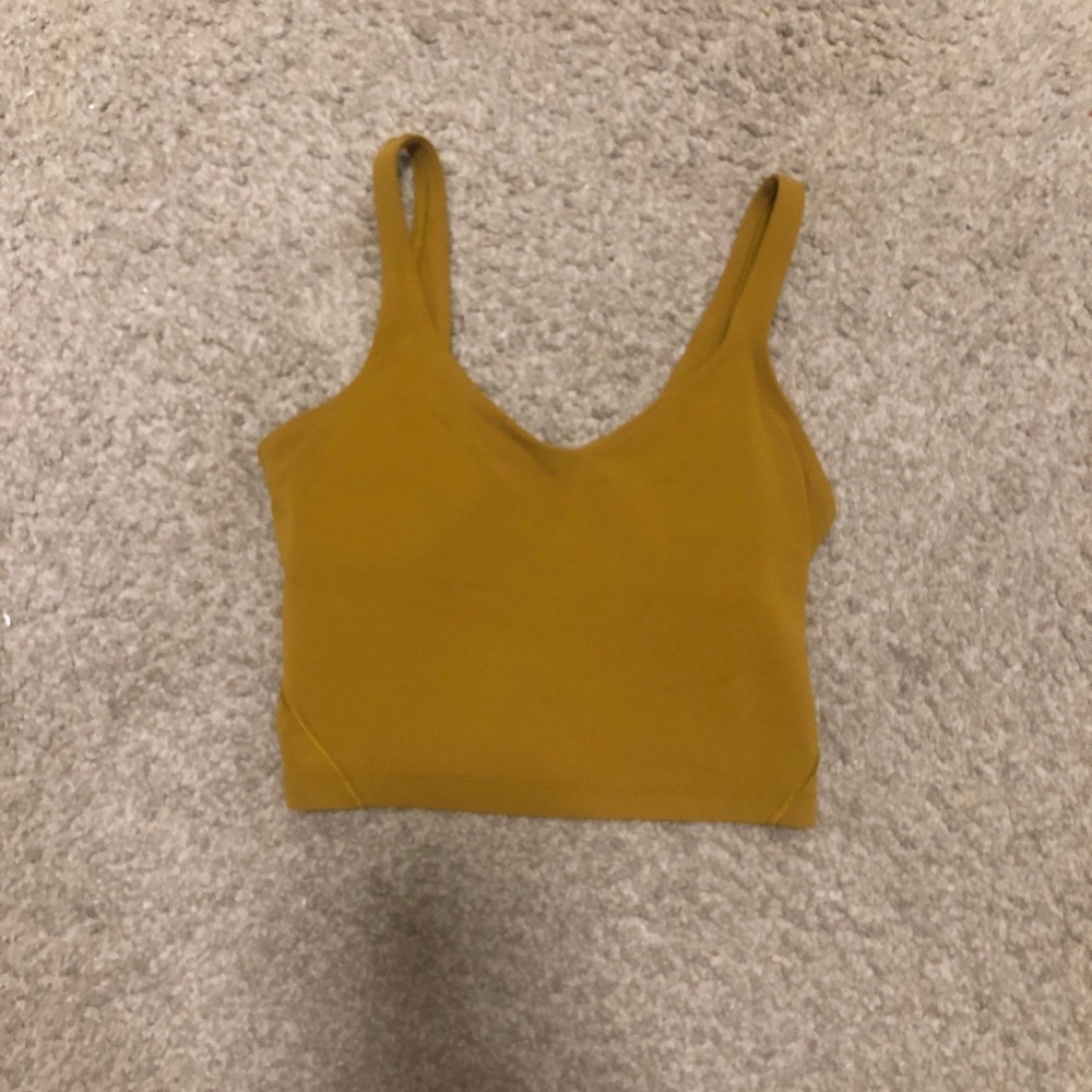 lululemon Align™ Tank Top in  color Gold Spice Size 6 - Picture 3 of 6